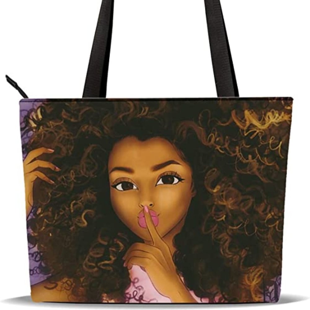 African American Shoulder Handbag